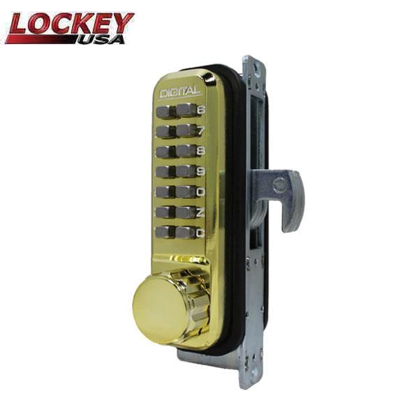 2950 Narrow-Stile Mechanical Keypad Keyless Hook Bolt - Double Combination Oil Rubbed Bronze